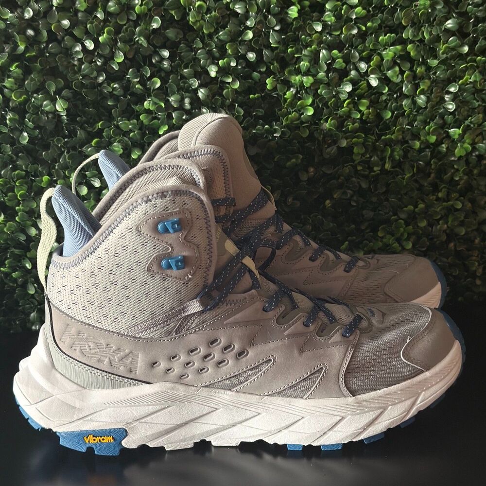 HOKA Anacapa Breeze Mid Men’s 12D Galactic Grey Cosmic Grey 1134505 GCS Hiking